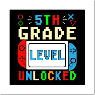 5TH Grade Level Unlocked Video Game Posters and Art